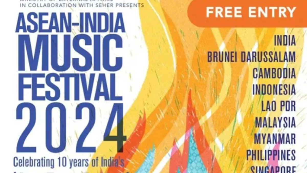 ASEAN India Music Festival 2024 is set to kick off on November 29 at Delhi’s iconic Purana Qila