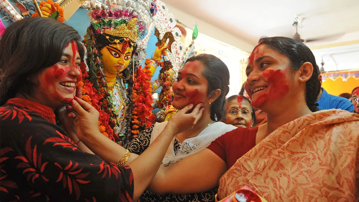 Sindoor Khela festival of Kolkatha on 24th October