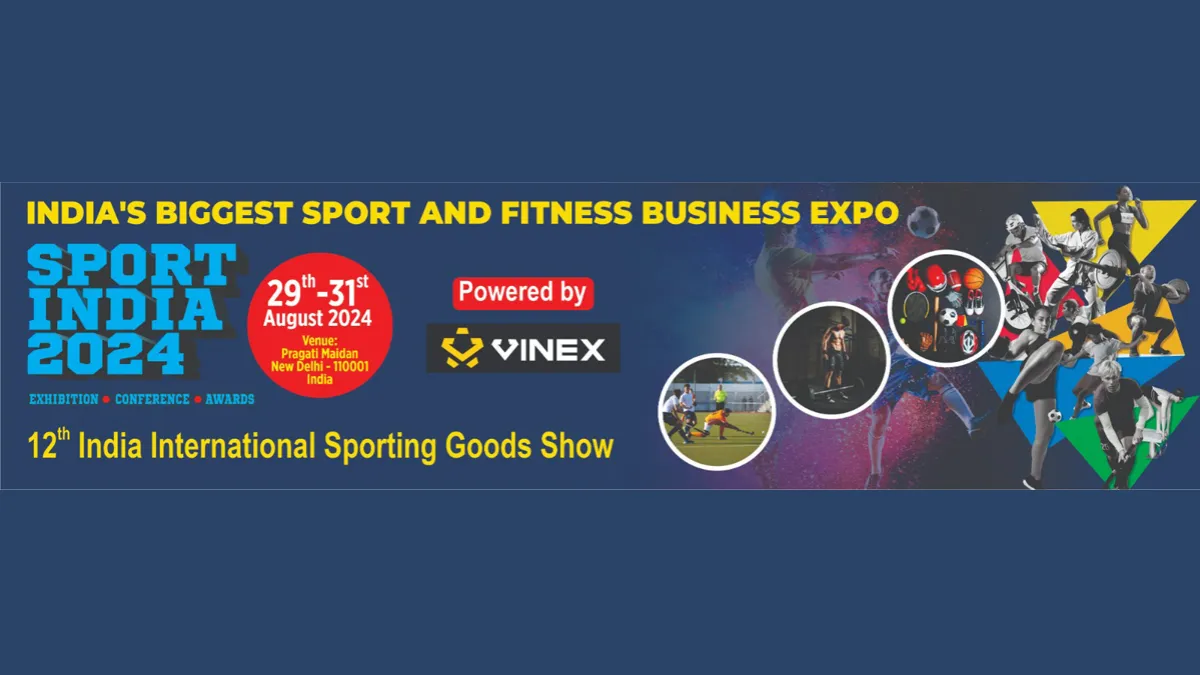 12th India International Sporting Goods Show from August 29 to August 31