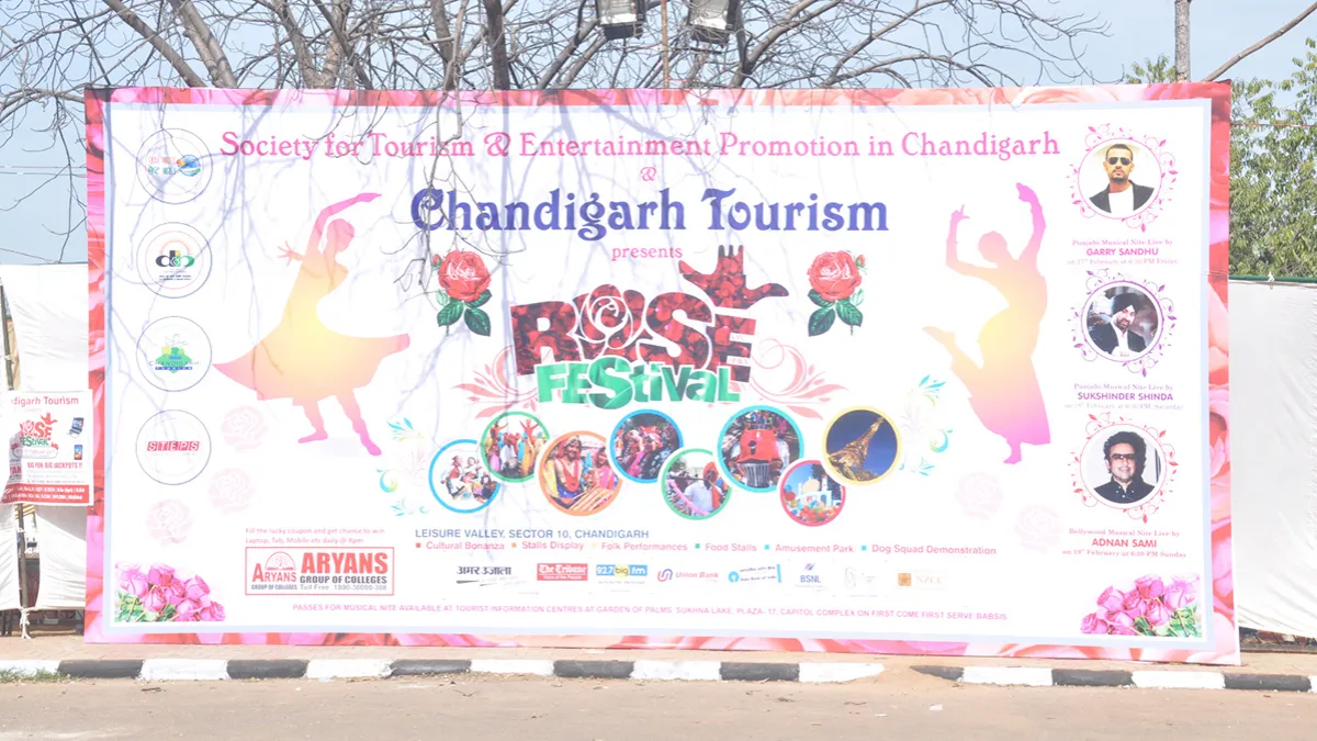 Chandigarh Rose Festival from February 21 to 23