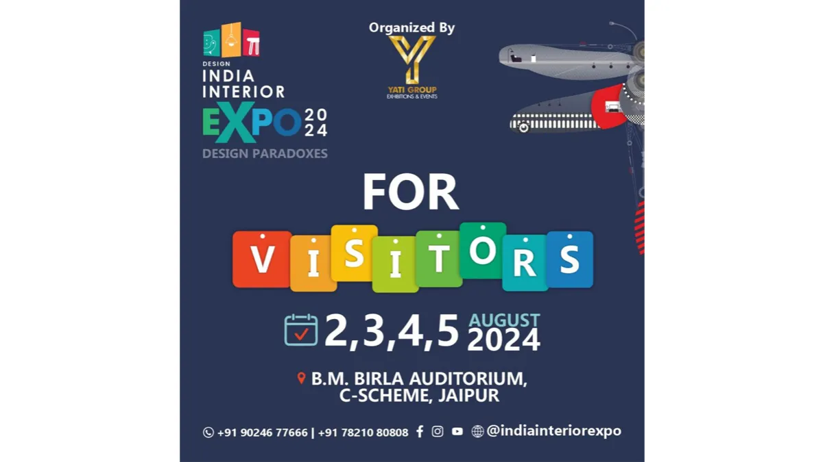 Rajasthan’s Biggest Interior Expo - India Interior Expo from August 2