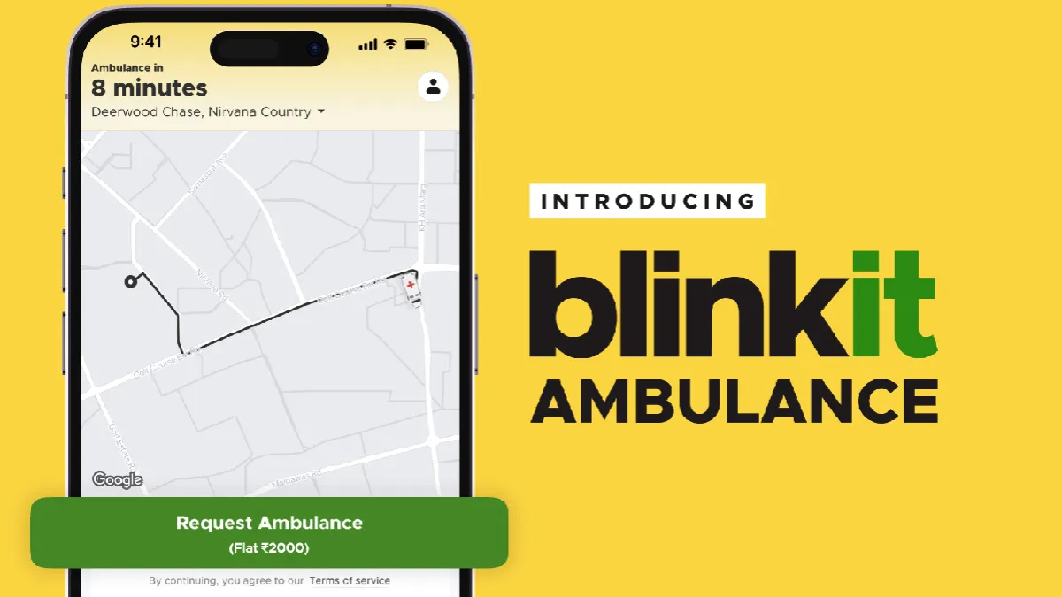 Blinkit launches 10-minute ambulance service in Gurugram to enhance emergency medical response