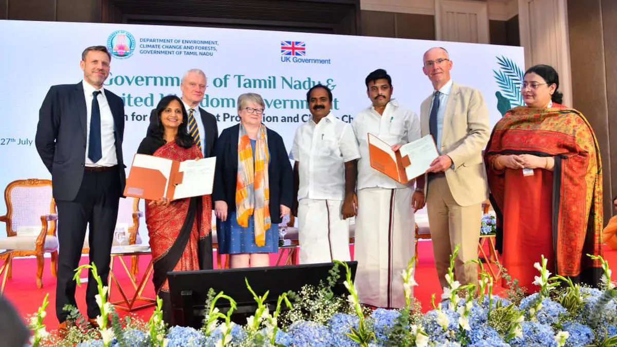 Tamil Nadu government signs MoU with the UK to set up botanical garden at Chengalpattu 