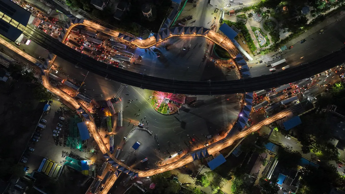 Skywalk at the Uppal intersection has been officially launched; aims to provide much-needed reprieve for pedestrians