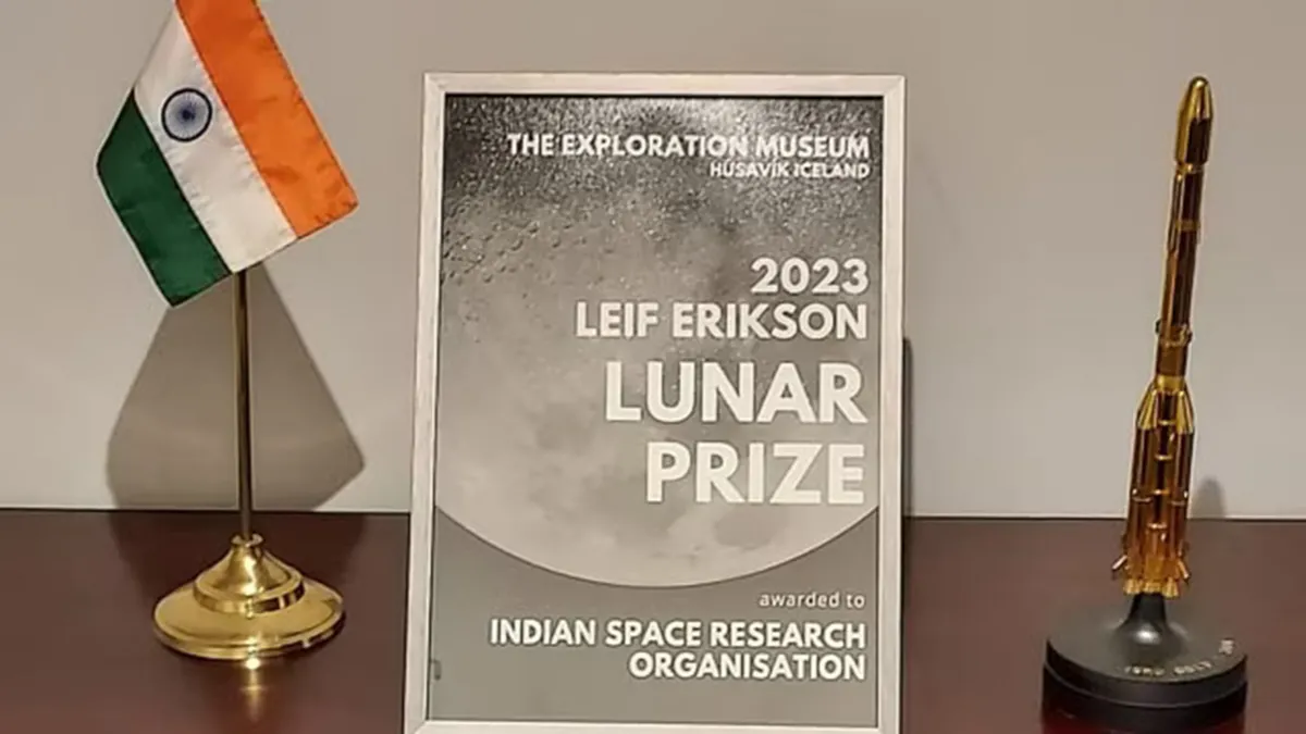 ISRO awarded with the 2023 Leif Erikson Lunar Prize for its successful Chandrayaan-3 mission