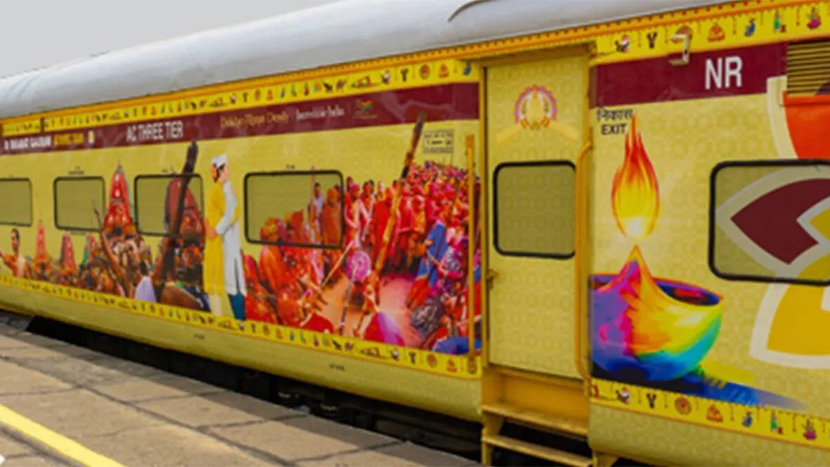 Bharat Gaurav Deluxe AC Tourist Train introduced as part of Garvi Gujarat’ tour