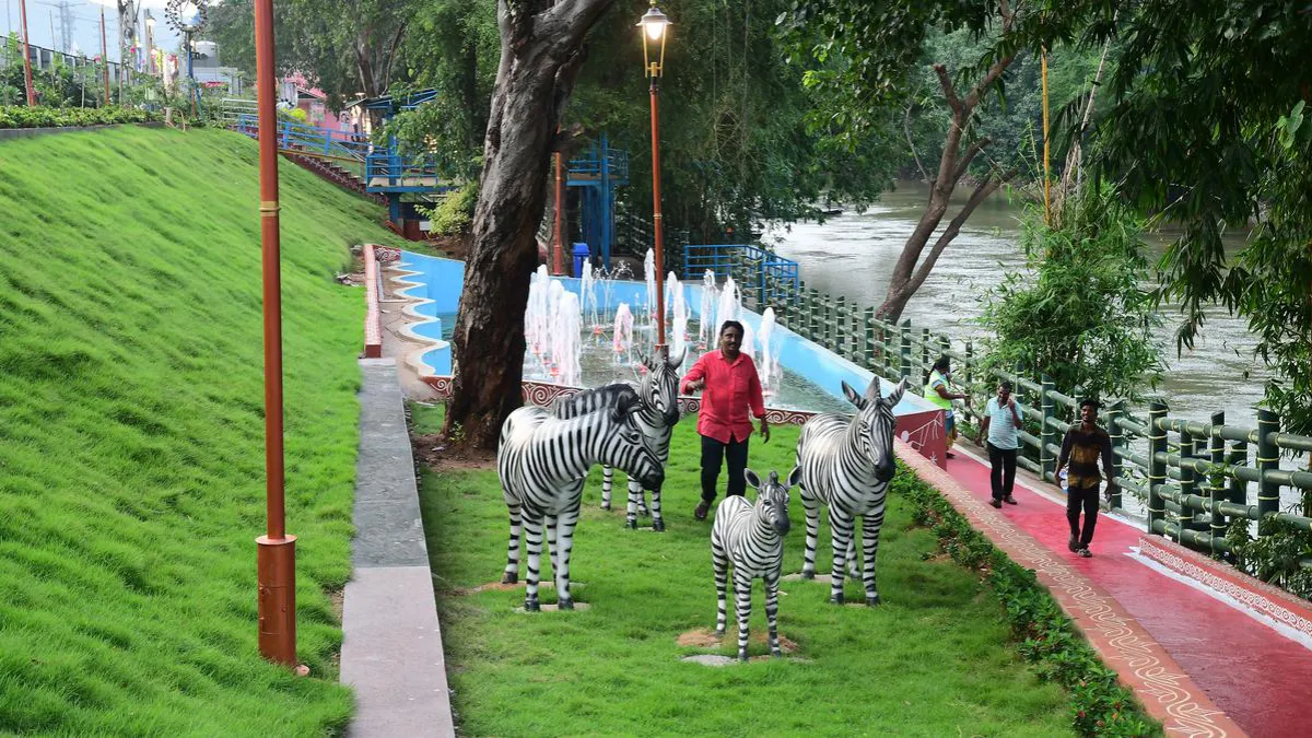 Renovated Dr. B.R. Ambedkar Park in Krishnalanka, Vijayawada opened to public on September 27