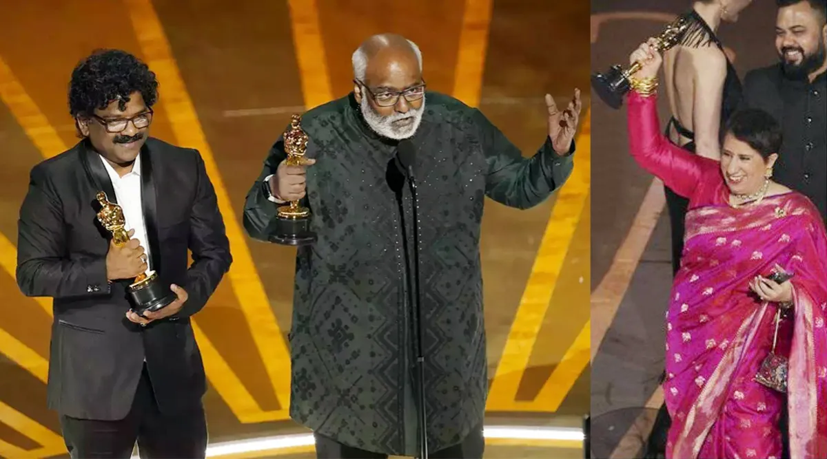 “Naatu Naatu” song from S S Rajamouli’s blockbuster ‘RRR’ makes history at this edition of the Oscars, having the world dancing to its tune…