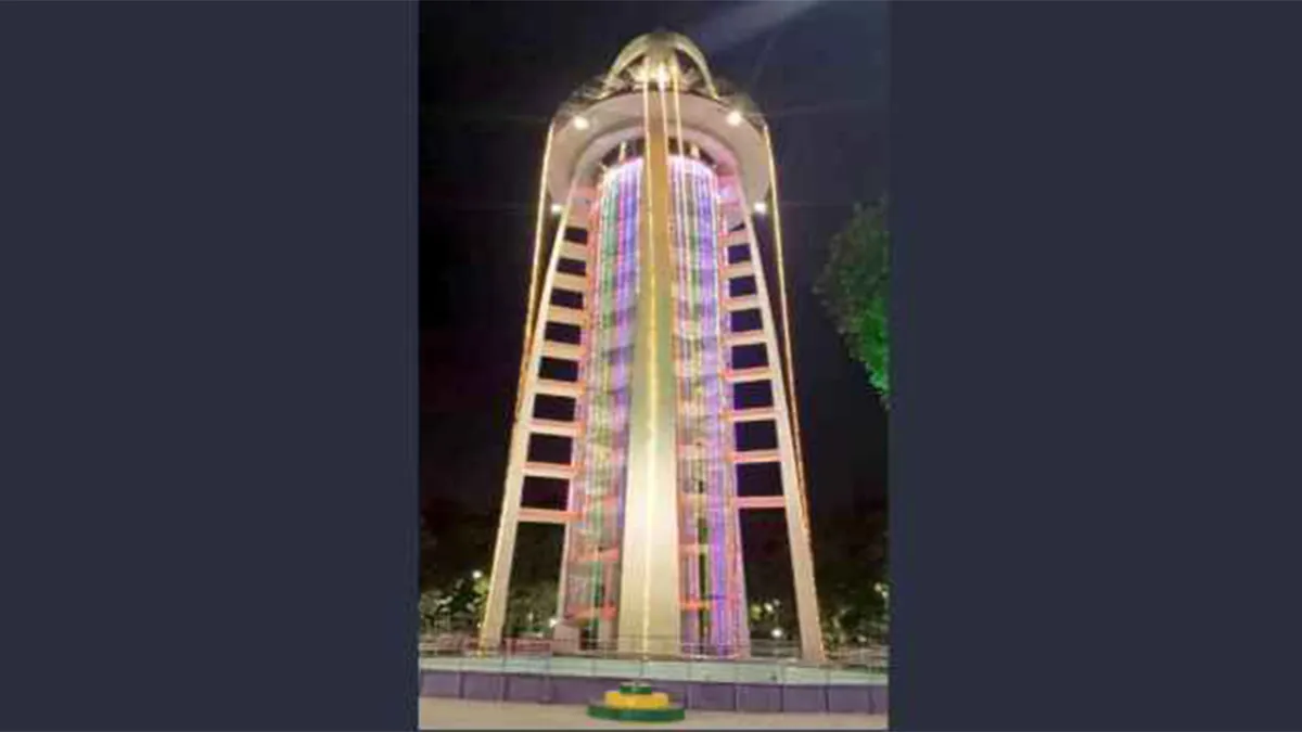 Renovated 133-foot tower at the Visvesvaraya Tower Park in Chennai was opened to the public on Monday