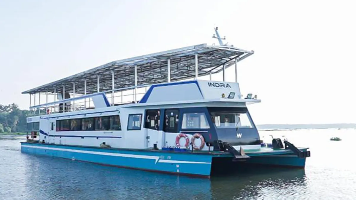 SWTD launched India’s largest solar-electric ferry – Indra in Alappuzha