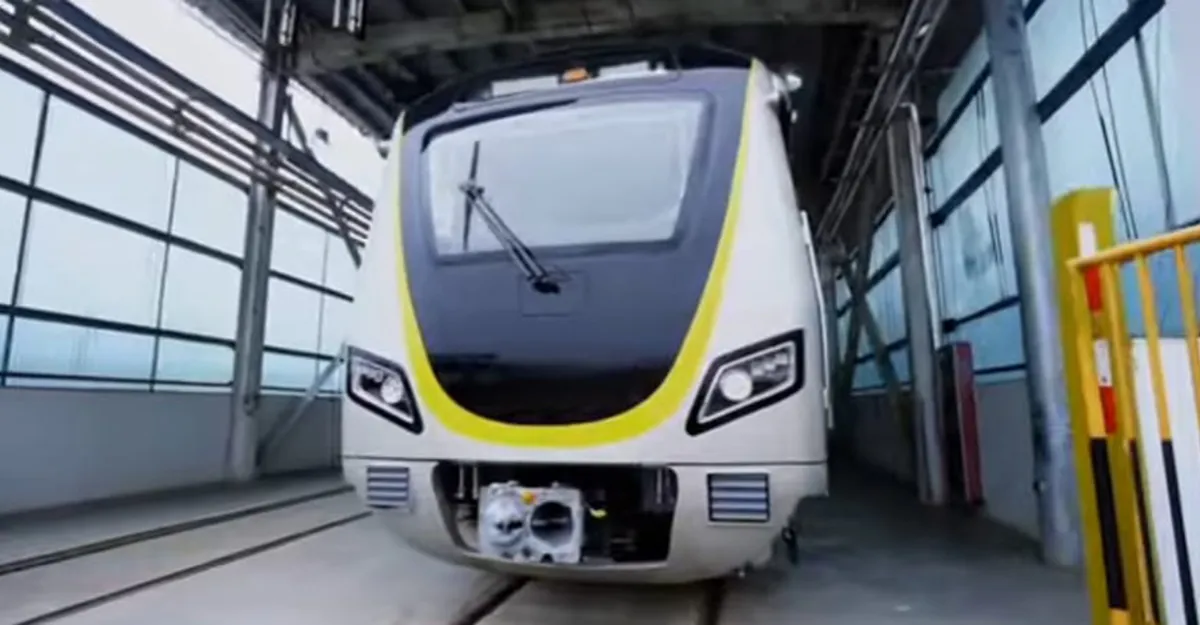 Inaugural driverless train for Bengaluru metro’s Yellow Line arrived at the Chennai port on Tuesday