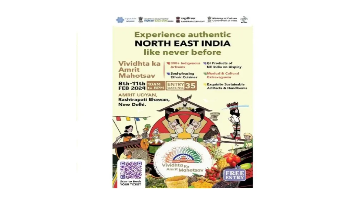 Vividhta ka Amrit Mahotsav concluded on Sunday showcasing vibrant celebration of Northeast India’s diverse heritage