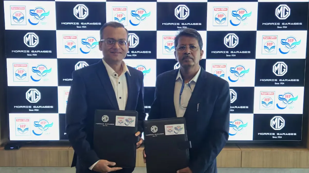 MG Motor India and HPCL have entered into a strategic partnership to enhance India's EV charging infrastructure