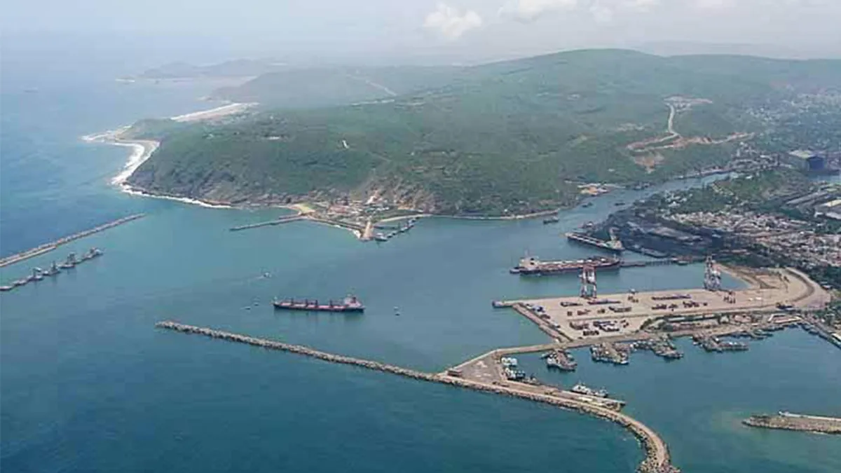 Visakhapatnam Port Authority registered a record quantity of 7,639 metric tonnes, surpassing its own record quantity 