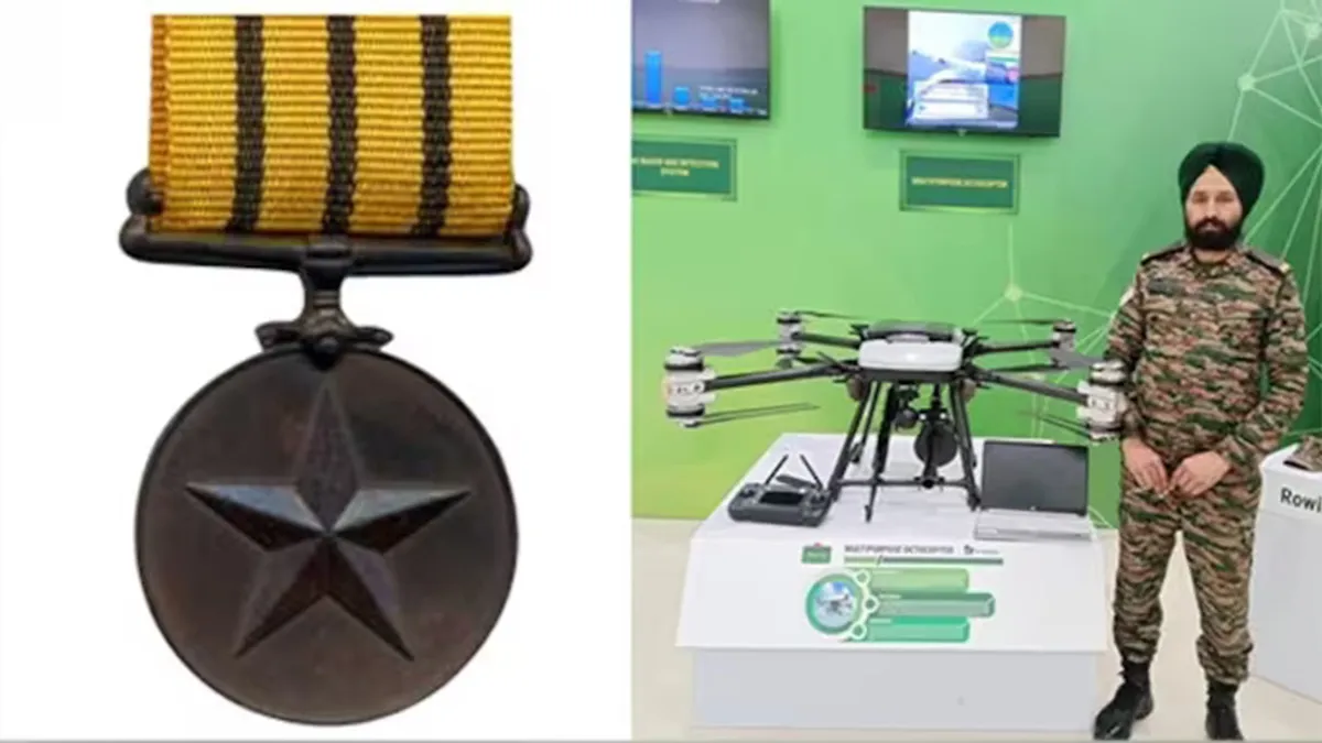 Indian Army Havildar has been awarded the Vishisht Seva Medal for designing 'Multipurpose Octocopter'