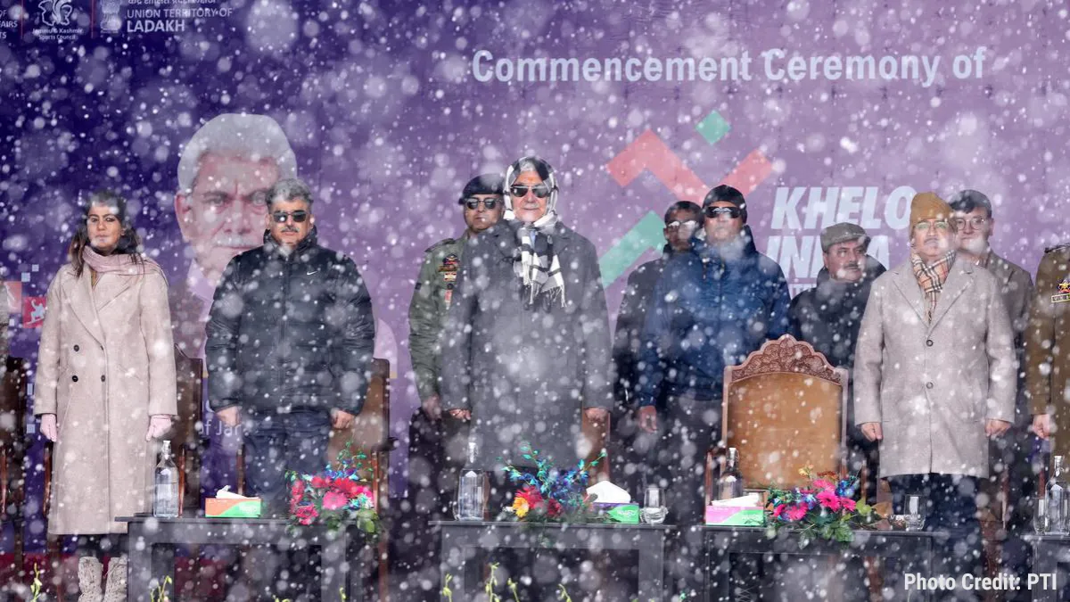 4th Khelo India Winter Games in Gulmarg; 600 competitors in the snow mountaineering, alpine ski, and nordic ski events