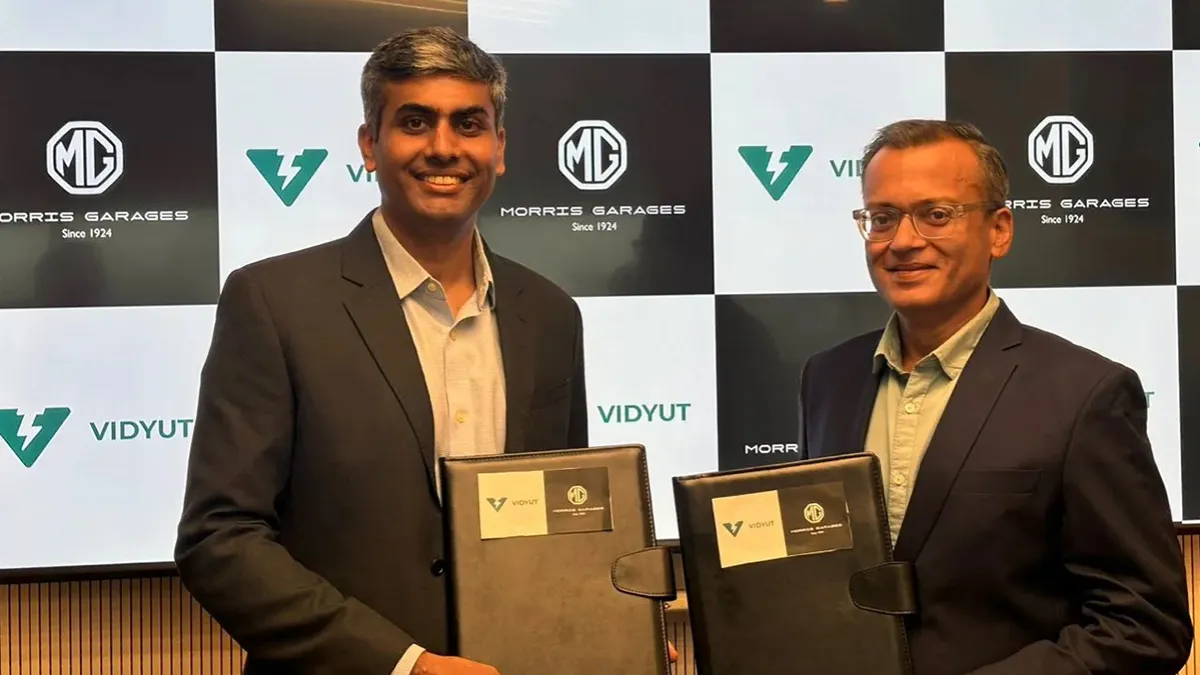 Vidyut has partnered with JSW and MG Motor India to introduce a Battery-as-a-Service financing option for passenger cars