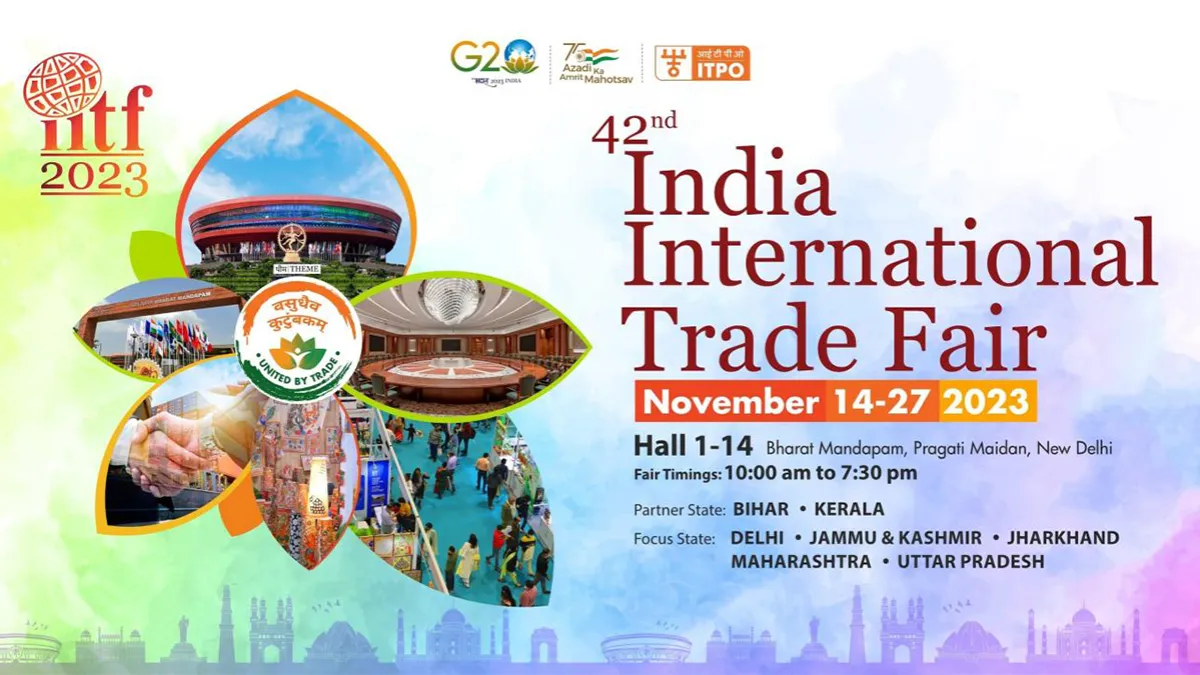 42nd edition of the India International Trade Fair under the theme ‘Vasudhaiva Kutumbakam: United by Trade’ was inaugurated on Tuesday 