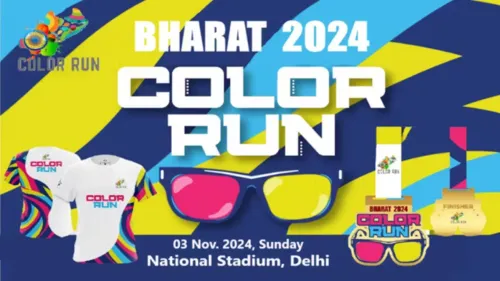 Color Run- India 2024 on November 3 in New Delhi