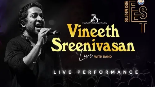 Vineeth Sreenivasan Live Performance in Kannur