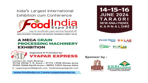 FOOD INDIA EXPO 2024 from June 14 to 16