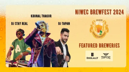 Celebrate Season 4 of NIWEC Brewfest at Nashik on May 25