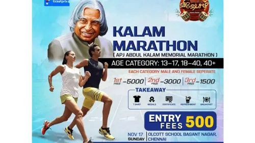 Kalam Marathon in Chennai on November 17