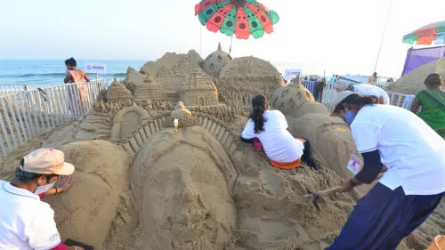 The International Sand Art Festival in Odisha from December 1