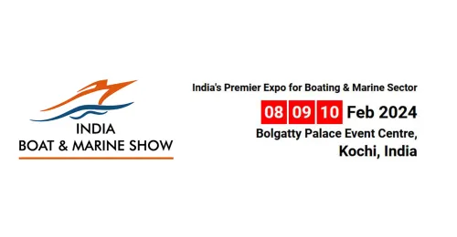 Sixth edition of the India Boat & Marine Show 2024 will take place in Cochin on February 8 to 10