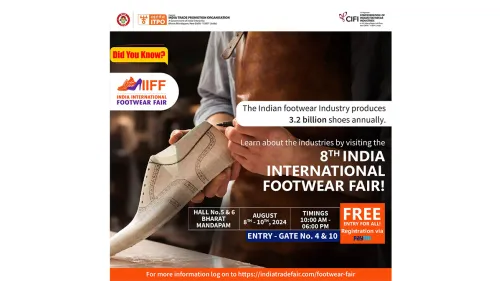 Eighth edition of India International Footwear Fair from August 8 to 10