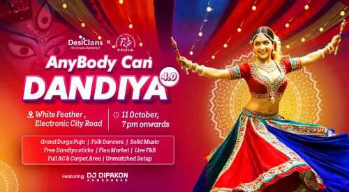 AnyBody Can Dandiya 4.0 - The Bangalore Finest Durga Puja Festivity 2024 