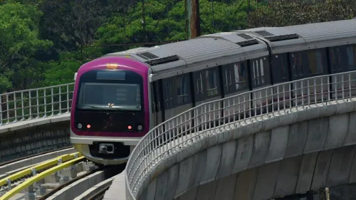 The restriction of metro services on the Purple Line of Namma Metro for signalling and other related work has been extended till August 11