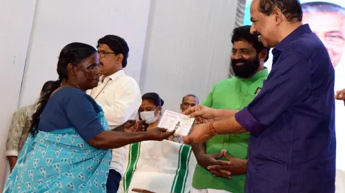 Antyodaya Anna Yojana cards were distributed to 15,000 economically backward families in Thiruvananthapuram