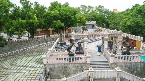 Tiruchi’s Heritage Park; Work is in its final phases and the park is expected to be open by the end of this month