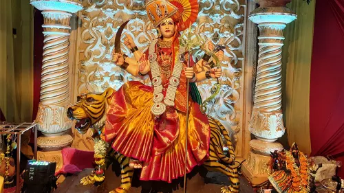 Vishakhapatnam took on a festive look from Sunday as Navaratri celebrations peaked with religious fervour