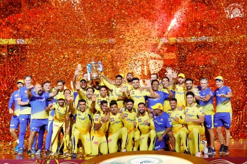 Gujarat Titans paid tribute to MS Dhoni after Chennai Super Kings lifted the fifth IPL trophy