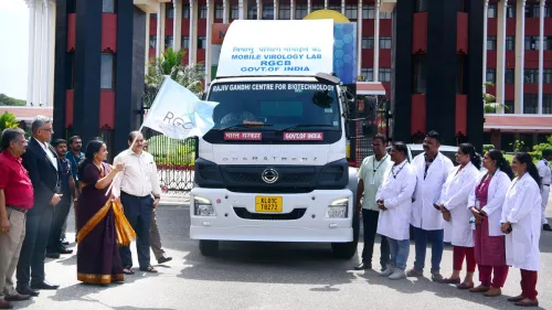 Rajiv Gandhi Centre for Biotechnology has rolled out a fully-equipped mobile virology testing laboratory to contain the Nipah virus 