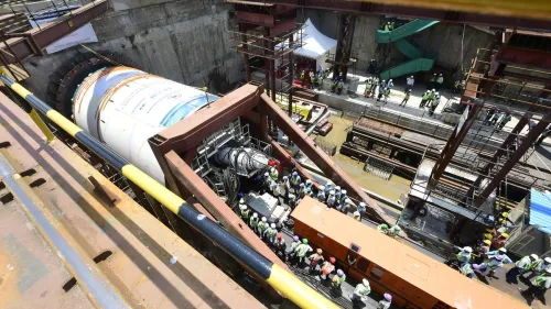 Chennai Metro Rail's 1.96-km Light House-Thirumayilai line's "Flamingo" tunnelling project gets underway