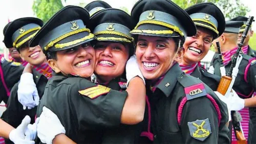 Central government approved the Indian Army's decision to induct female officers into the Regiment of Artillery