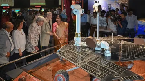 The Mars Rover Opportunity model was inaugurated on Thursday