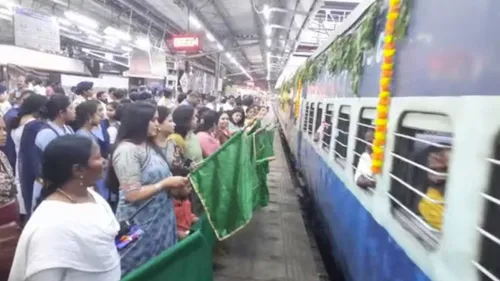 All-women crew special train was flagged off from Visakhapatnam to Rayagada on International Women's Day