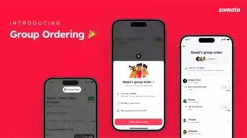  Zomato launches a "Group ordering" feature enabling everyone to add items to the cart  