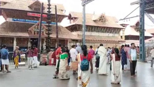 Ekadasi at Sreekrishna Temple, Guruvayur; Thousands of devotees participated in the celebrations on Thursday