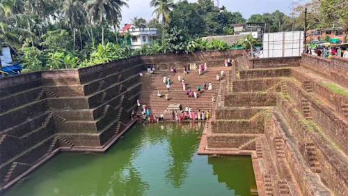 Peralassery Subrahmanya Temple pond in Kannur has been placed in the list of 75 water heritage sites of India