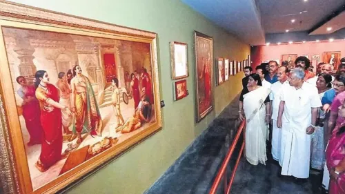 Raja Ravi Varma Art Gallery was inaugurated on the Napier Museum premises on Monday