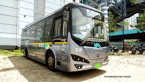 Kochi metro will receive its fleet of feeder buses in September