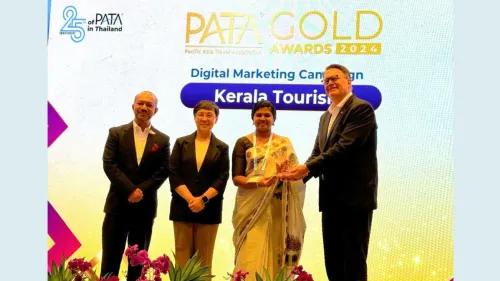 Kerala Tourism presented with Pacific Asia Travel Association - PATA Gold Award 2024 for its online contest ‘Holiday Heist’ 