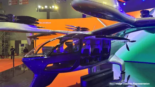 India unveils first flying taxi prototype at Baharat mobility global expo 2025